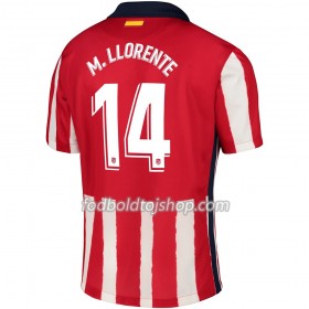 Atlético de Madrid M. Llorente 14 Hjemmebanetrøje 2020-21 S/S